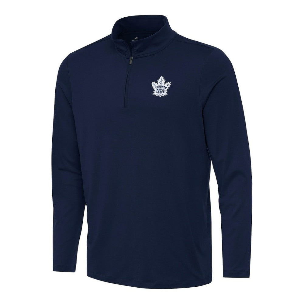 Toronto Maple Leafs Antigua Reprocess Quarter-Zip Top - Navy - NHL