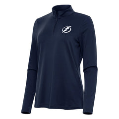 Tampa Bay Lightning Antigua Women's Reprocess Quarter-Zip Top - Navy - NHL