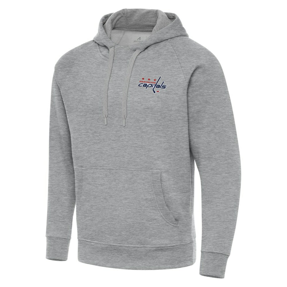 Washington Capitals Antigua Big & Tall Victory Pullover Hoodie - Heather Gray - NHL