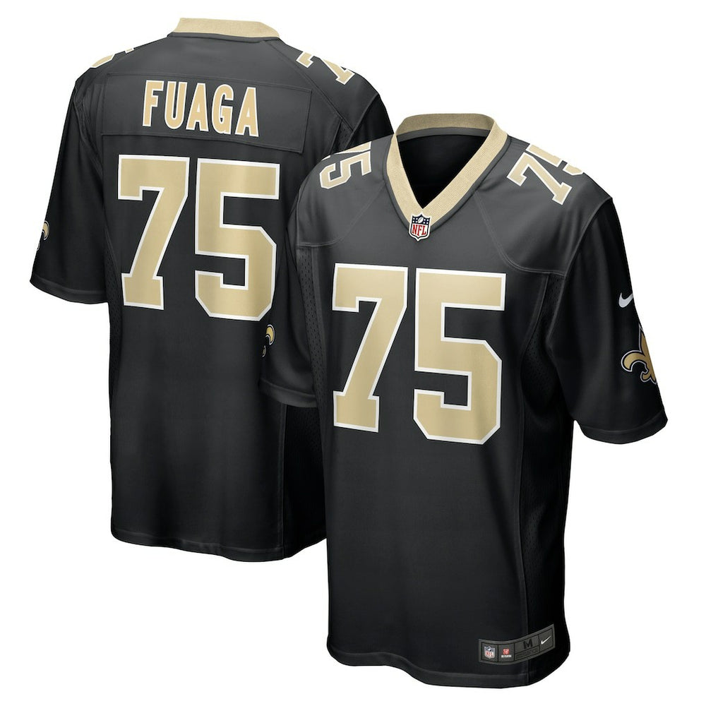 Taliese Fuaga New Orleans Saints Game Jersey Black | Nike for Sale