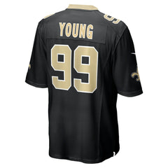 Chase Young New Orleans Saints Game Jersey Black | Nike for Sale