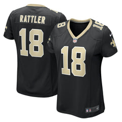 Spencer Rattler New Orleans Saints Women's Game Jersey Black | Nike for Sale