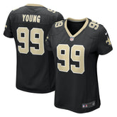 Chase Young New Orleans Saints Women's Game Jersey Black | Nike for Sale