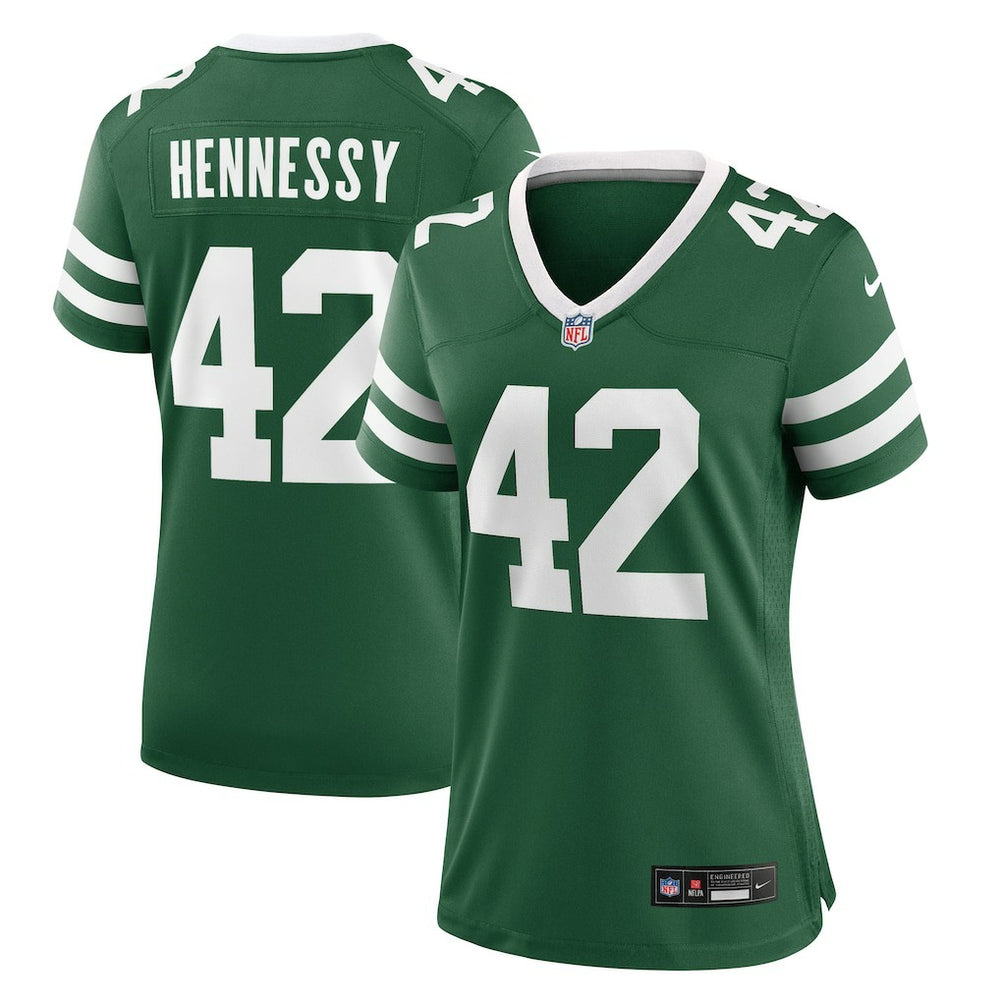 Thomas Hennessy New York Jets Women's Game Jersey Legacy Green | Nike for Sale