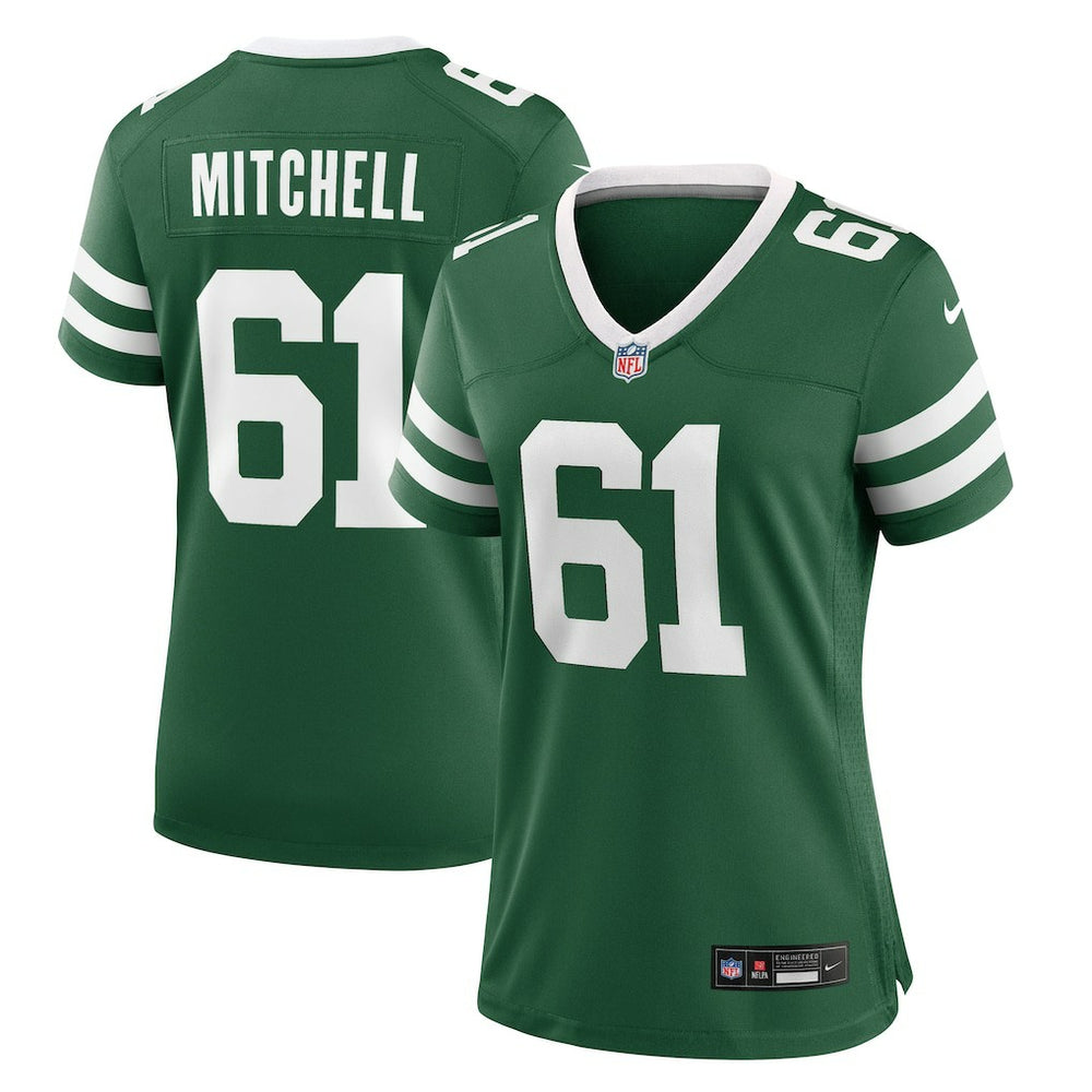 Max Mitchell New York Jets Women's Game Jersey Legacy Green | Nike for Sale