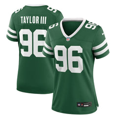 Leonard Taylor III New York Jets Women's Game Jersey Legacy Green | Nike for Sale