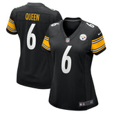 Patrick Queen Pittsburgh Steelers Women's Team Game Jersey Black | Nike for Sale