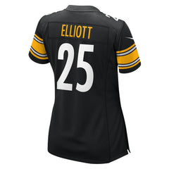 DeShon Elliott Pittsburgh Steelers Women's Team Game Jersey Black | Nike for Sale