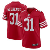 Isaac Guerendo San Francisco 49ers Game Jersey Scarlet | Nike for Sale