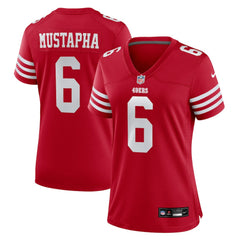 Malik Mustapha San Francisco 49ers Women's Team Game Jersey Scarlet | Nike for Sale