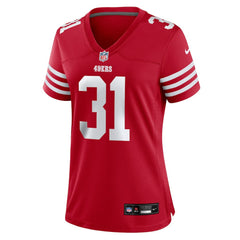 Isaac Guerendo San Francisco 49ers Women's Team Game Jersey Scarlet | Nike for Sale