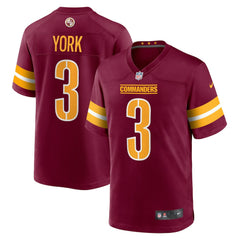 Cade York Washington Commanders Game Jersey Burgundy | Nike for Sale