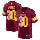 Austin Ekeler Washington Commanders Game Jersey Burgundy | Nike for Sale