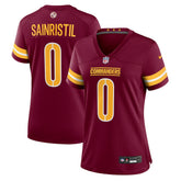 Mike Sainristil Washington Commanders Women's Team Game Jersey Burgundy | Nike for Sale