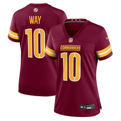 Tress Way Washington Commanders Women's Team Game Jersey Burgundy | Nike for Sale