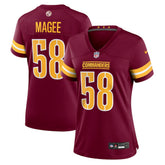 Jordan Magee Washington Commanders Women's Team Game Jersey Burgundy | Nike for Sale