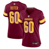 Michael Deiter Washington Commanders Women's Team Game Jersey Burgundy | Nike for Sale