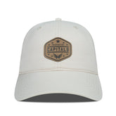 Washington Capitals Men's Levelwear Faux Leather Patch Unstructured Adjustable Hat - Cream - NHL