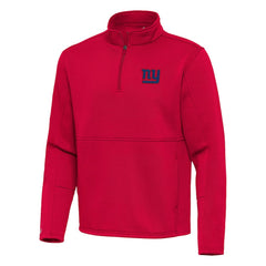 New York Giants Antigua Twist Quarter-Zip Pullover Jacket Red | NFL