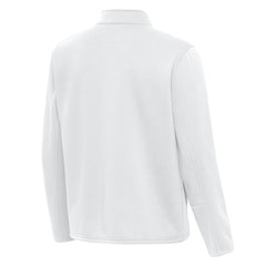 Tampa Bay Buccaneers Antigua Twist Quarter-Zip Pullover Jacket White | NFL