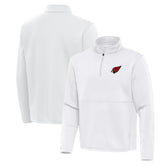 Arizona Cardinals Antigua Twist Quarter-Zip Pullover Jacket White | NFL