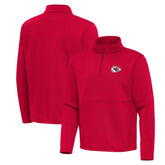 Kansas City Chiefs Antigua Twist Quarter-Zip Pullover Jacket Red | NFL