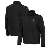 Atlanta Falcons Antigua Twist Quarter-Zip Pullover Jacket Black | NFL