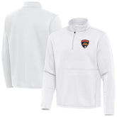Florida Panthers Antigua Twist Quarter-Zip Pullover Jacket - White - NHL
