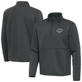 Los Angeles Kings Antigua Twist Quarter-Zip Pullover Jacket - Silver - NHL