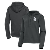 Los Angeles Dodgers Antigua Women's Contemporary Quarter-Zip Hoodie - MLB