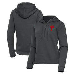 Philadelphia Phillies Antigua Women's Contemporary Quarter-Zip Hoodie - MLB