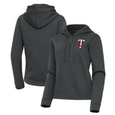 Minnesota Twins Antigua Women's Contemporary Quarter-Zip Hoodie - MLB