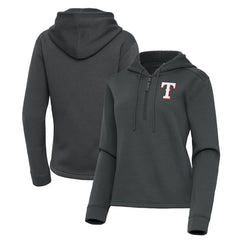 Texas Rangers Antigua Women's Contemporary Quarter-Zip Hoodie - MLB