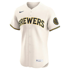 Milwaukee Brewers Nike Home Elite Jersey - MLB
