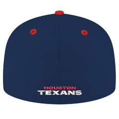 Houston Texans New Era Flipside Two-Tone 59FIFTY Fitted Hat Navy/Red | NFL