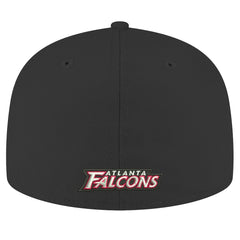 Atlanta Falcons New Era Omaha Throwback 59FIFTY Fitted Hat Black | NFL
