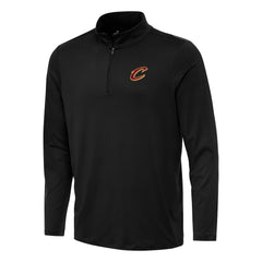 Cleveland Cavaliers Antigua Reprocess Quarter-Zip Top Black - NBA