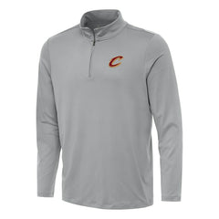 Cleveland Cavaliers Antigua Reprocess Quarter-Zip Top Gray - NBA