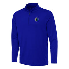Dallas Mavericks Antigua Reprocess Quarter-Zip Top Blue - NBA