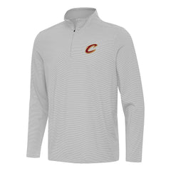 Cleveland Cavaliers Antigua Twine Quarter-Zip Top Gray - NBA