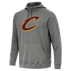 Cleveland Cavaliers Antigua Cloud Pullover Hoodie Heather Black - NBA
