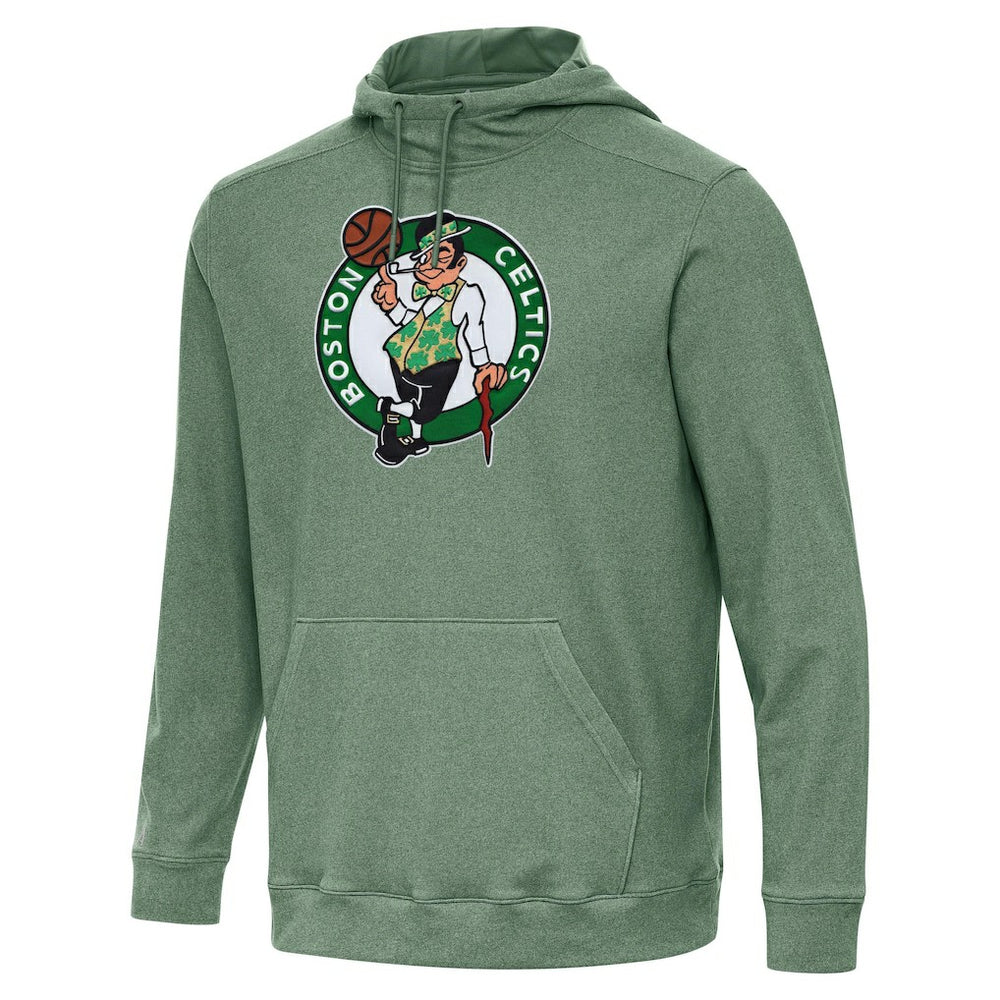 Boston Celtics Antigua Cloud Pullover Hoodie Heather Green - NBA