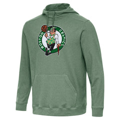 Boston Celtics Antigua Cloud Pullover Hoodie Heather Green - NBA