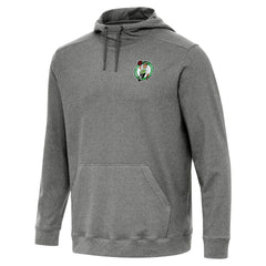 Boston Celtics Antigua Cloud Pullover Hoodie Heather Black - NBA