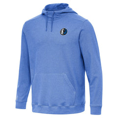 Dallas Mavericks Antigua Cloud Pullover Hoodie Heather Blue - NBA