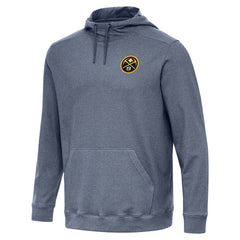 Denver Nuggets Antigua Cloud Pullover Hoodie Heather Navy - NBA