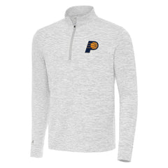 Indiana Pacers Antigua Cause Quarter-Zip Top Gray - NBA