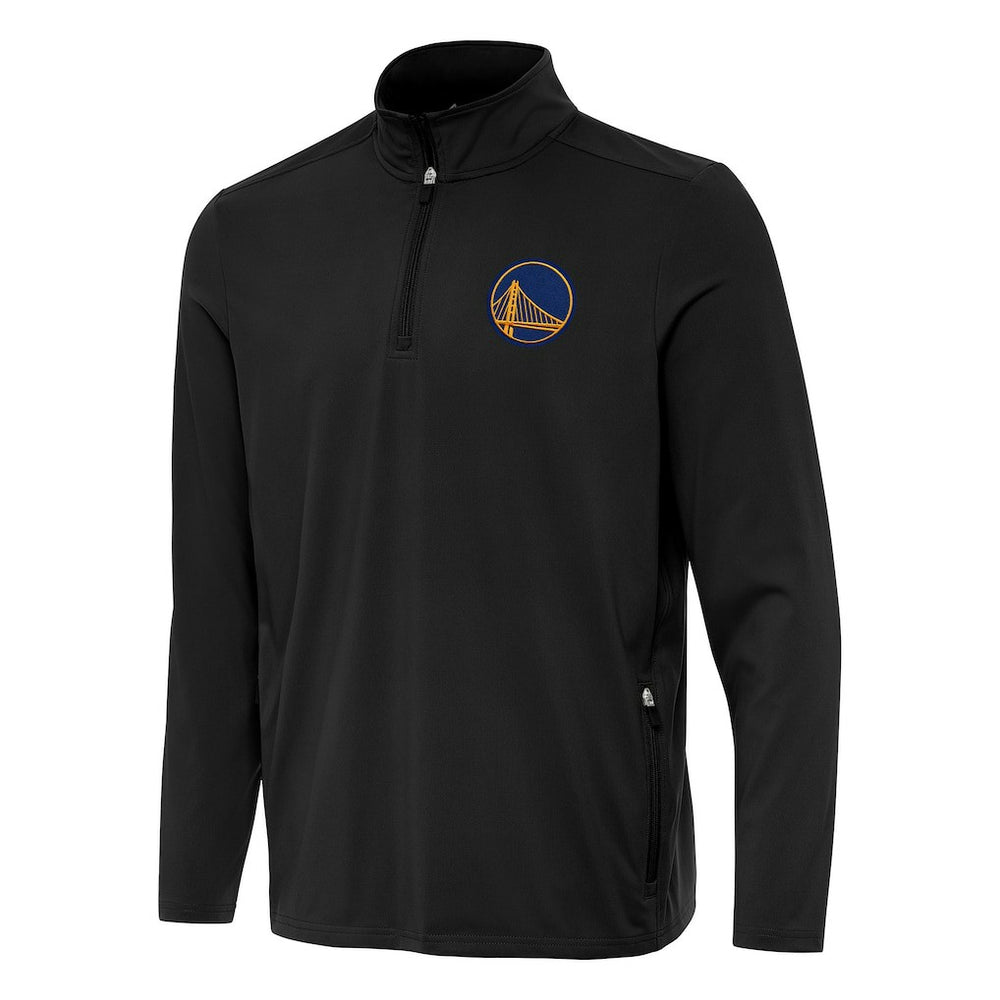 Golden State Warriors Antigua Perilous Quarter-Zip Sweatshirt Black - NBA