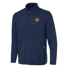 Indiana Pacers Antigua Perilous Quarter-Zip Sweatshirt Navy - NBA