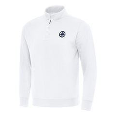 LA Clippers Antigua Victory Quarter-Zip Mock Sweatshirt White - NBA